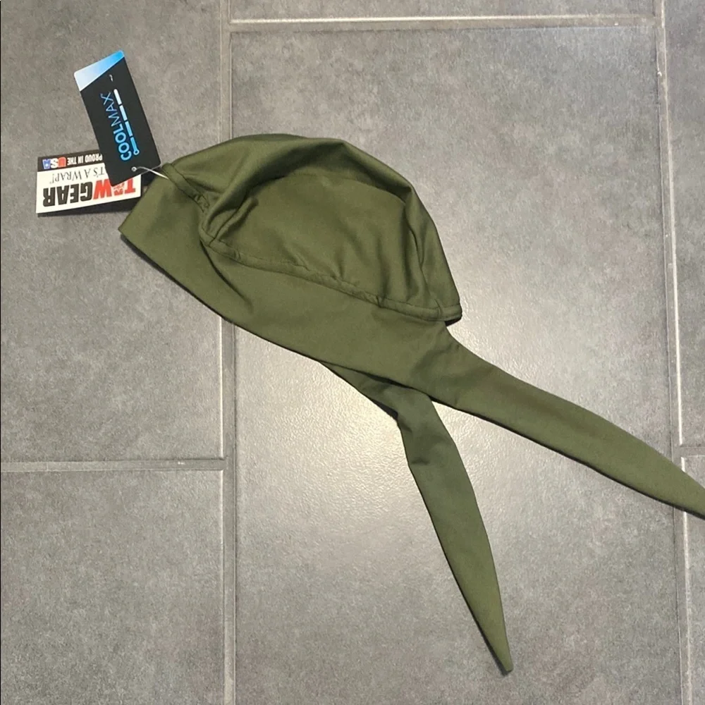 Olive Green Headwrap CoolMax® Stretch Wrap™ by TAW GEAR